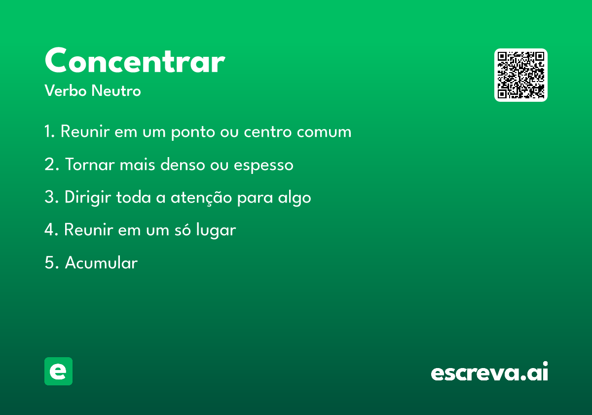 concentrar