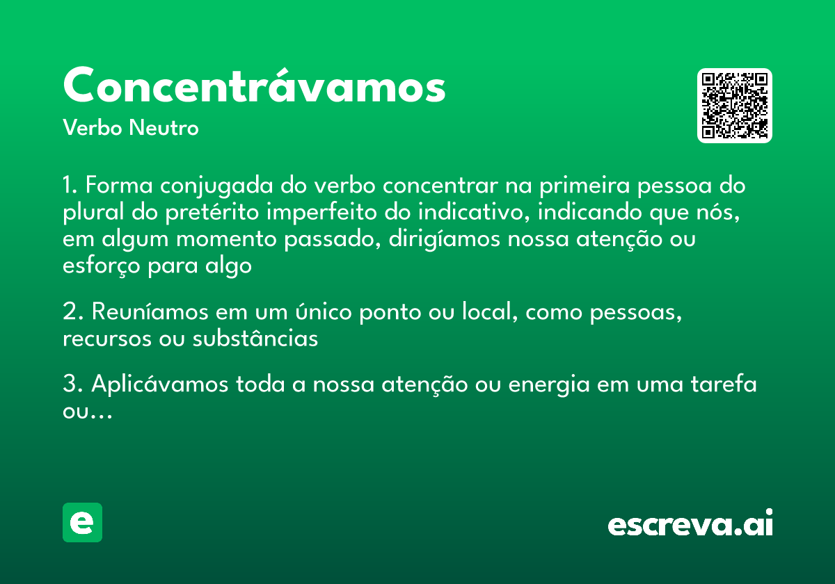 concentrávamos