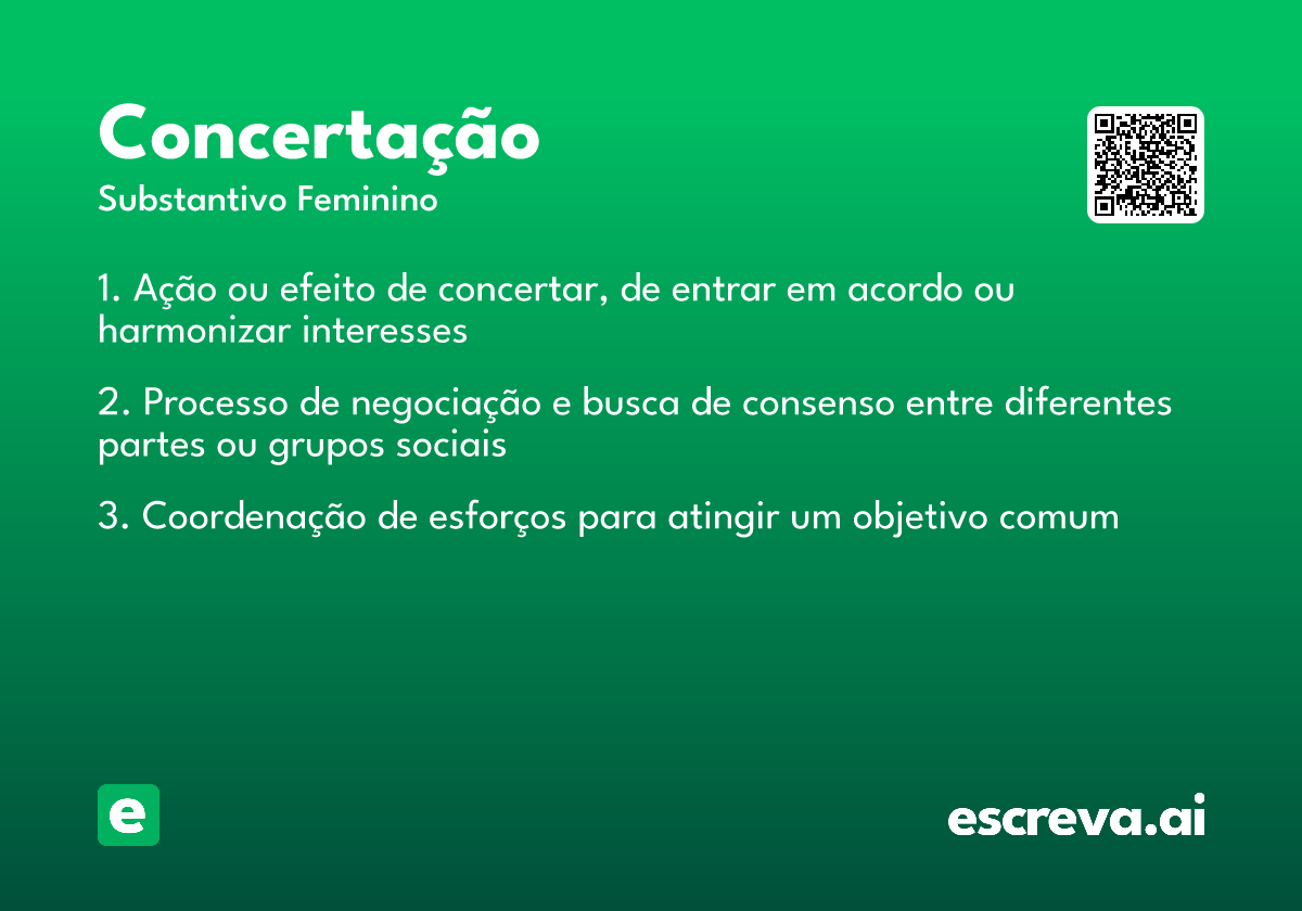 concertação