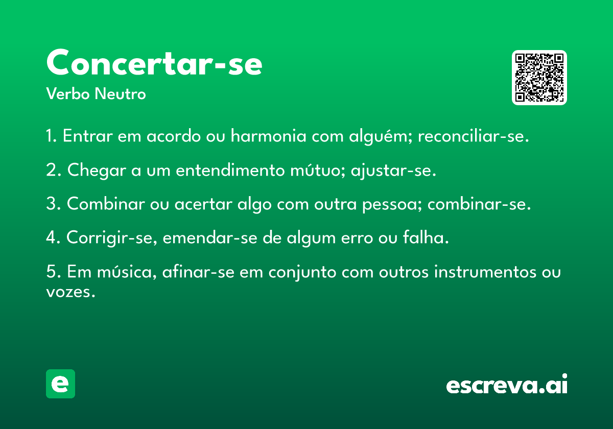 concertar-se