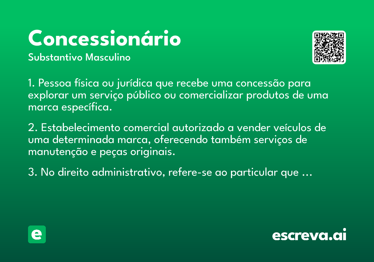 concessionário