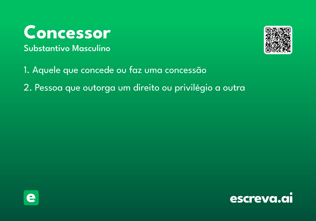 concessor