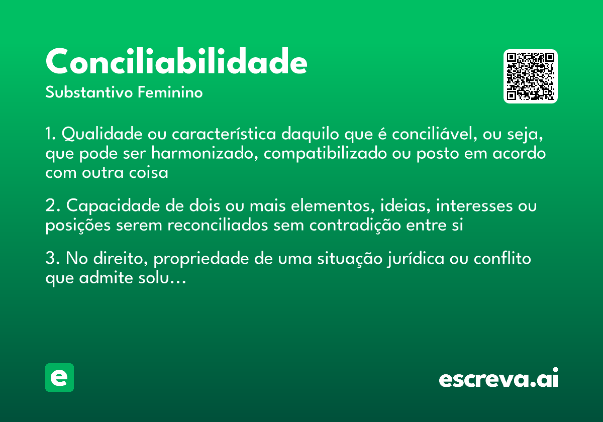conciliabilidade