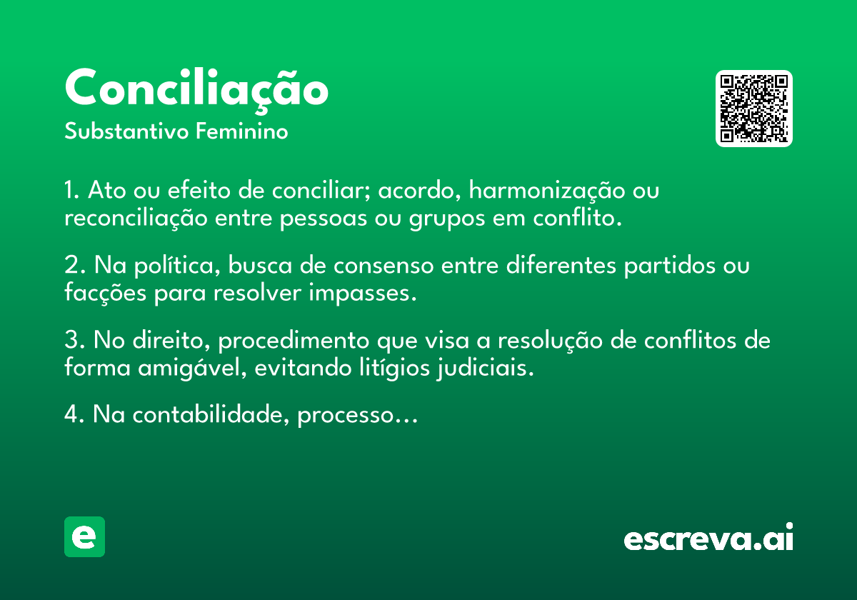 conciliação
