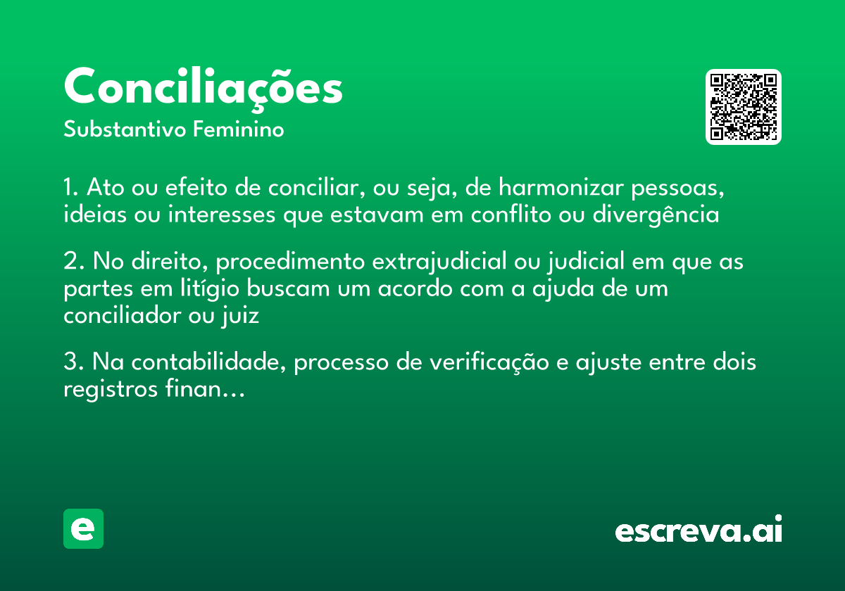 conciliações