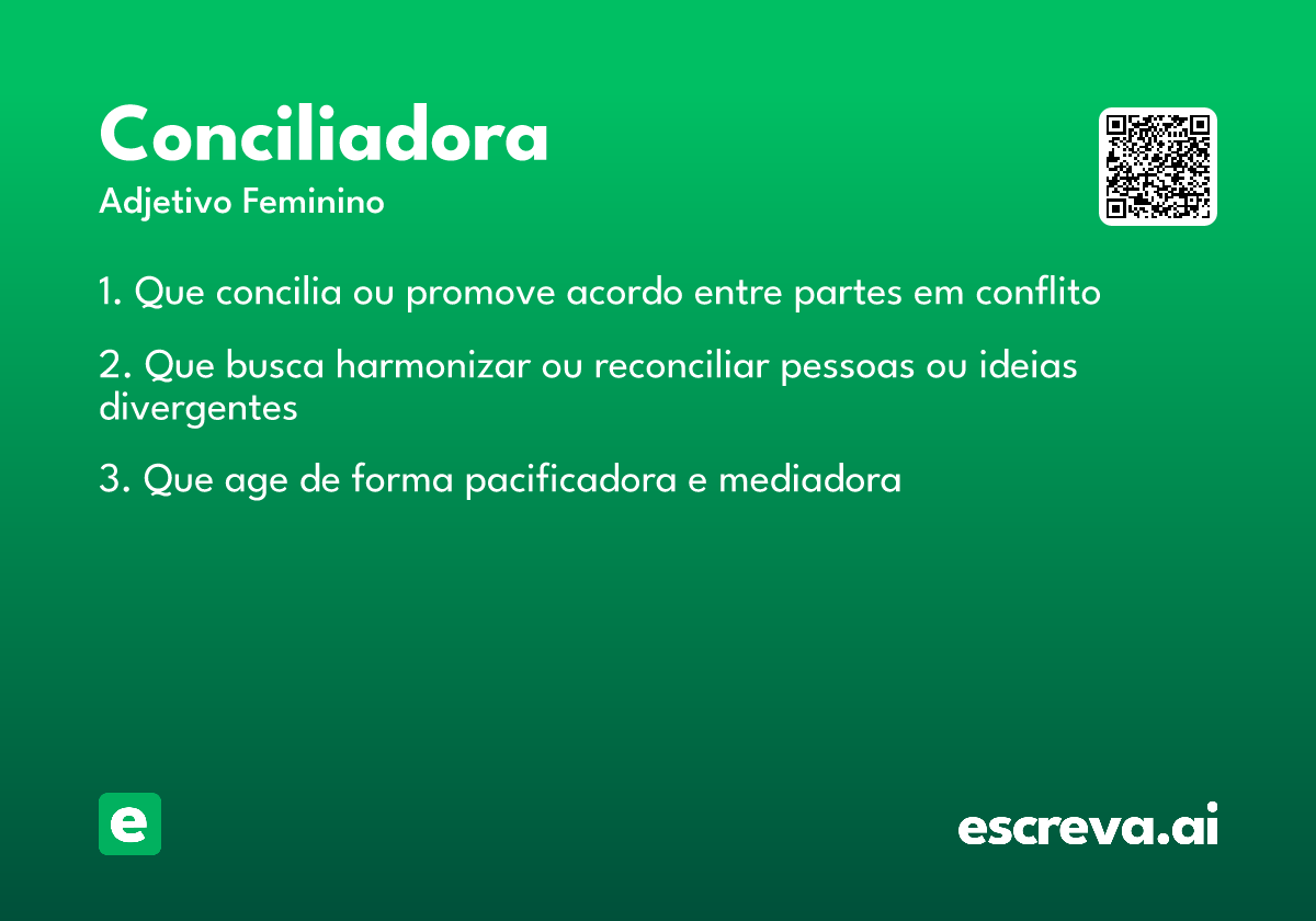 conciliadora