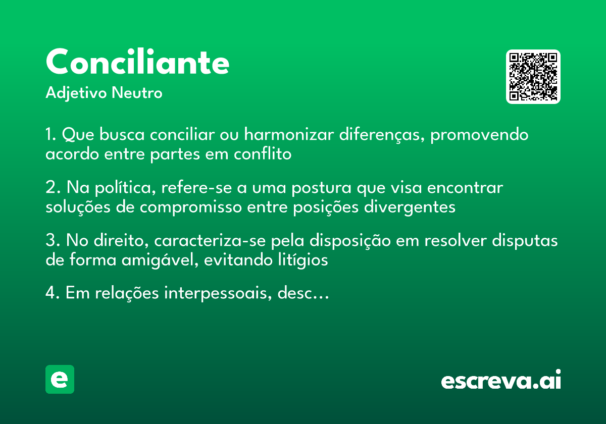 conciliante