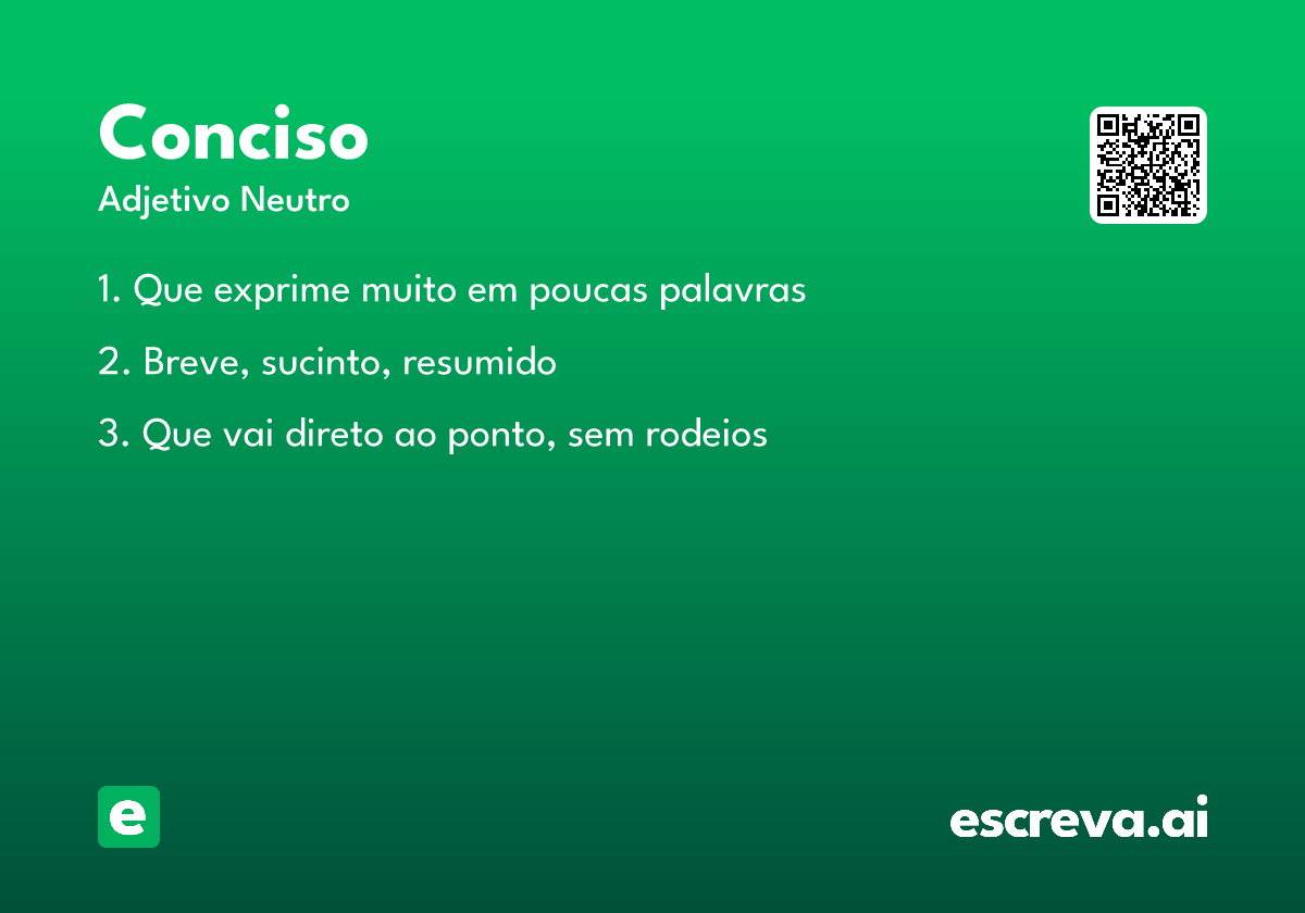 conciso