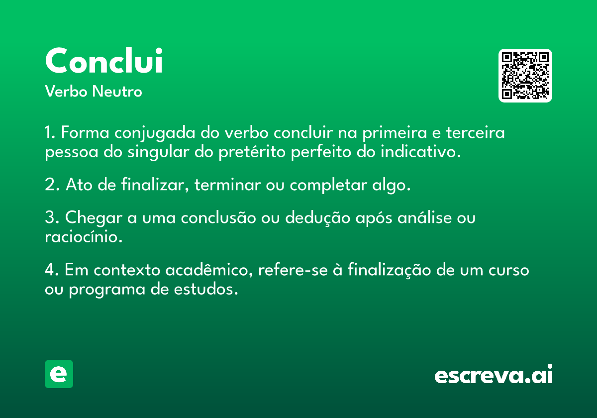 conclui