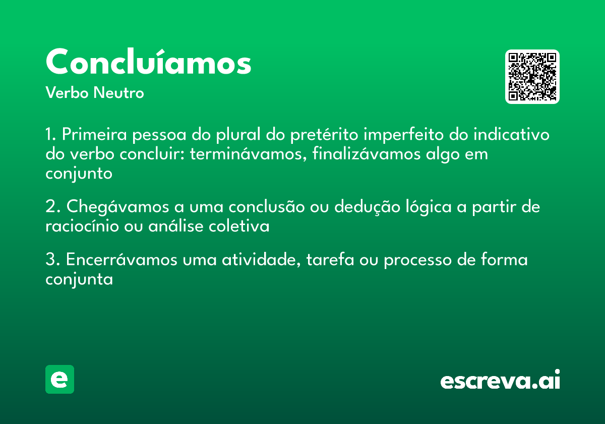 concluíamos