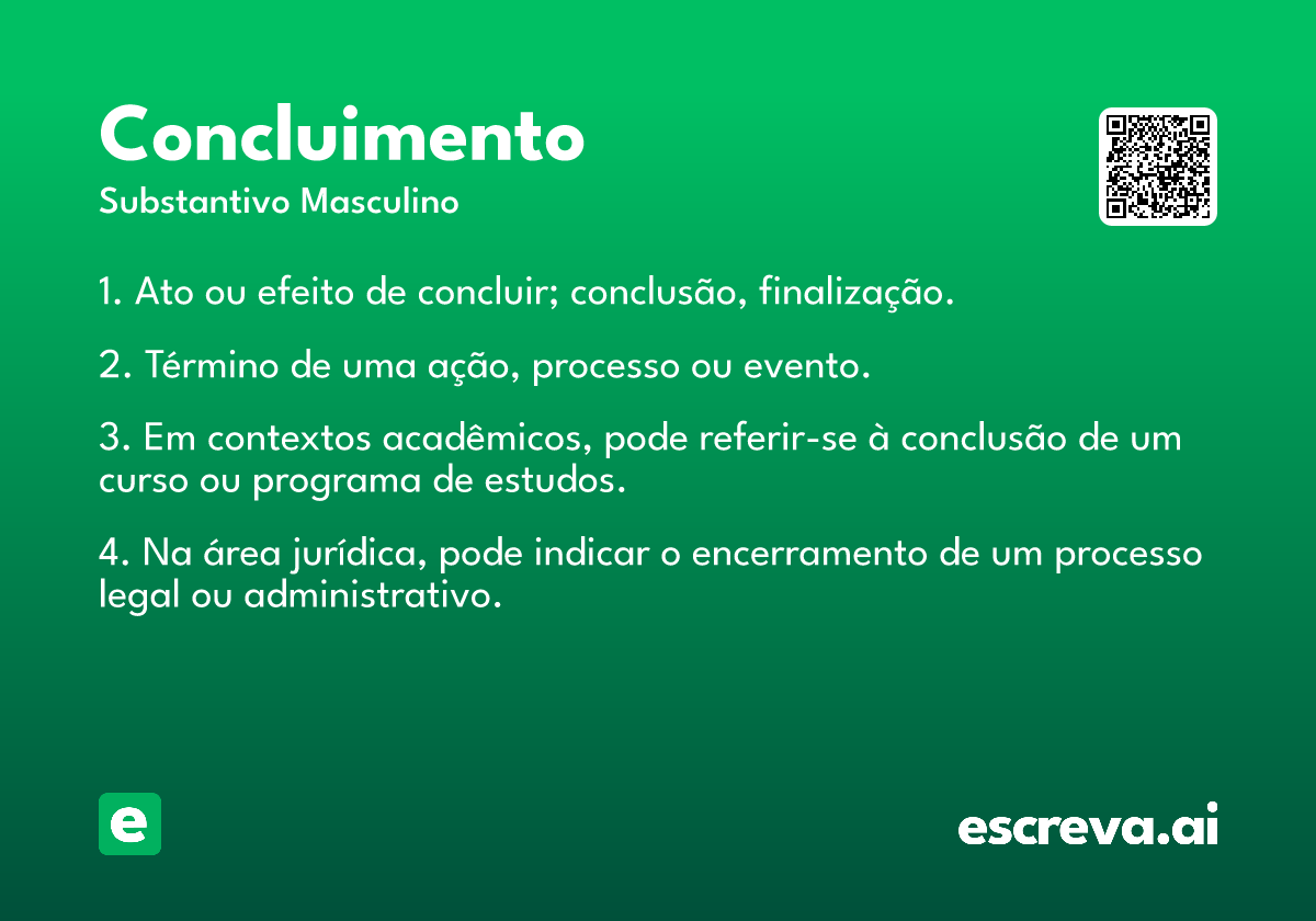 concluimento