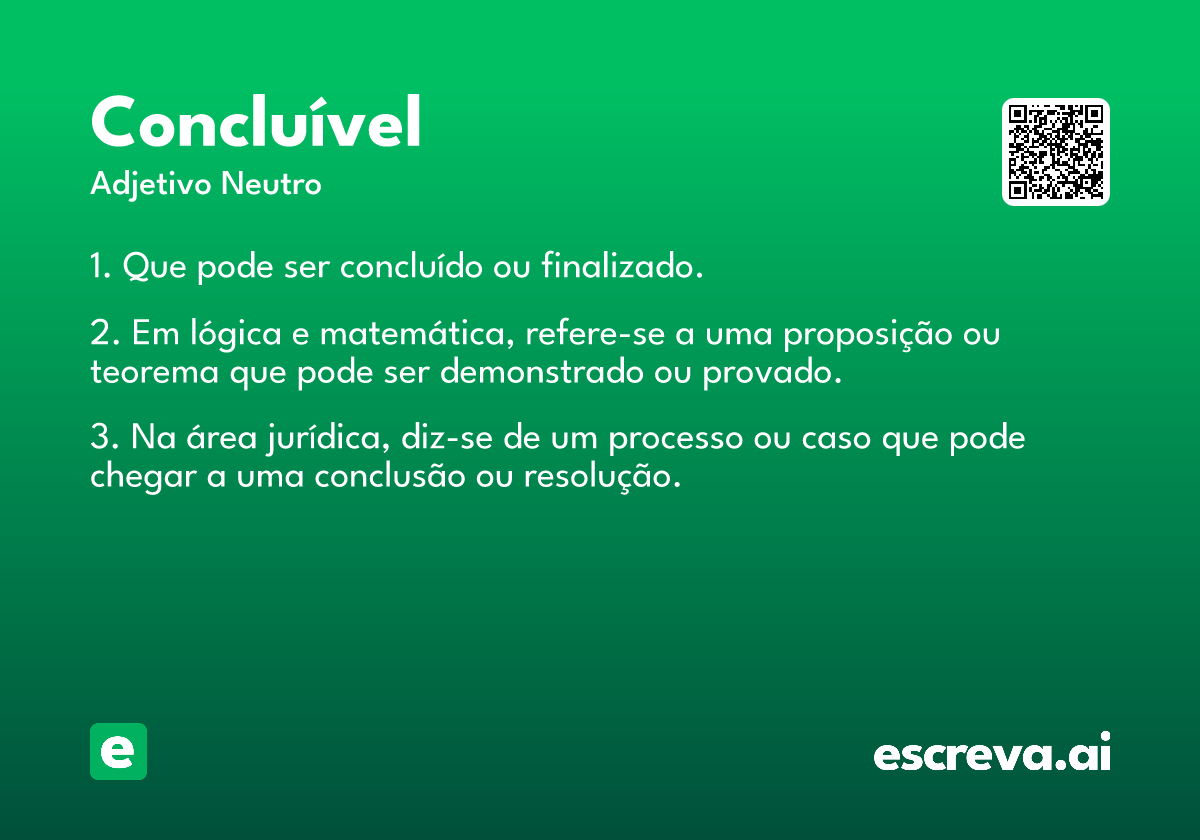 concluível