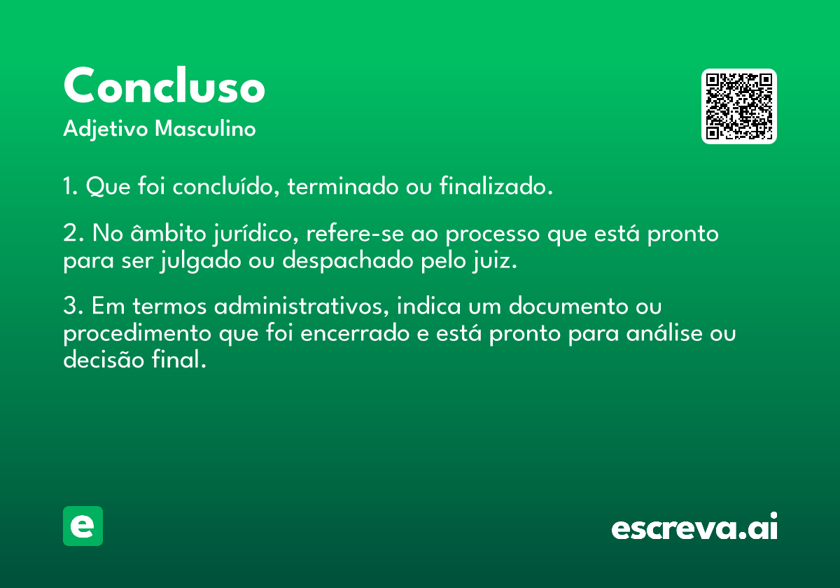 concluso