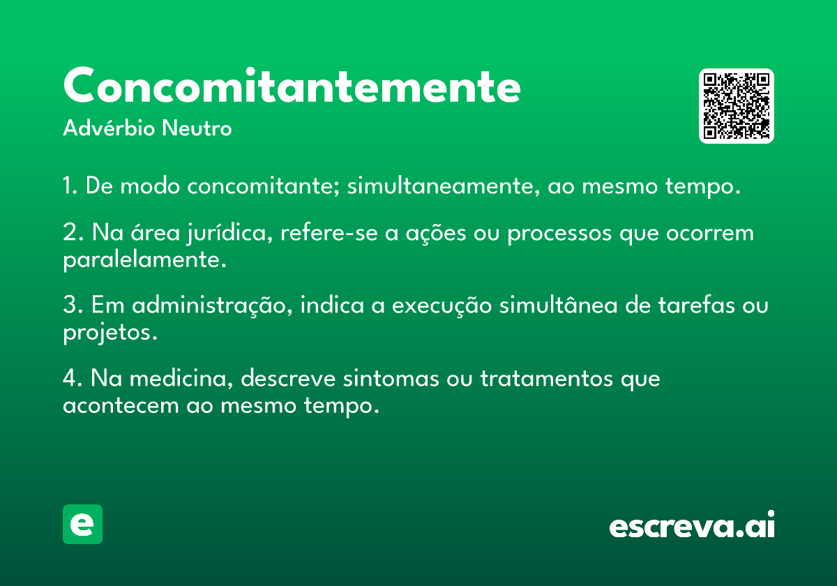 concomitantemente