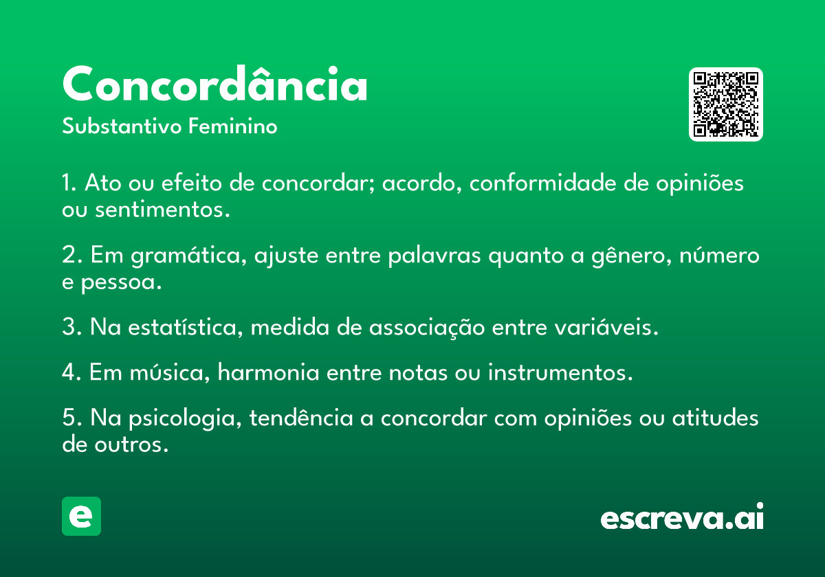 concordância