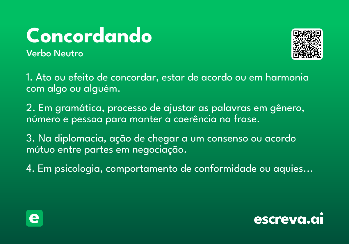 concordando