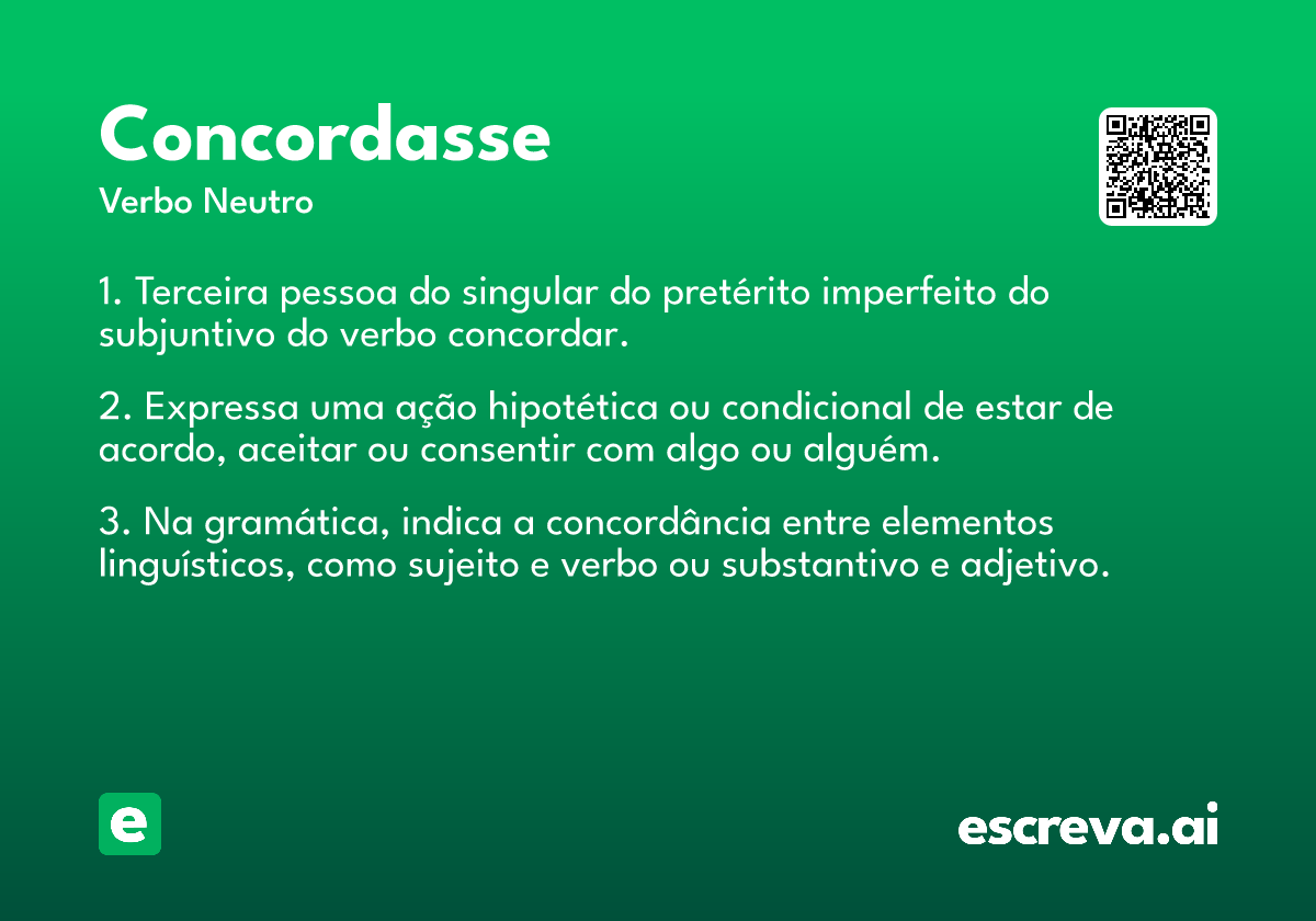 concordasse