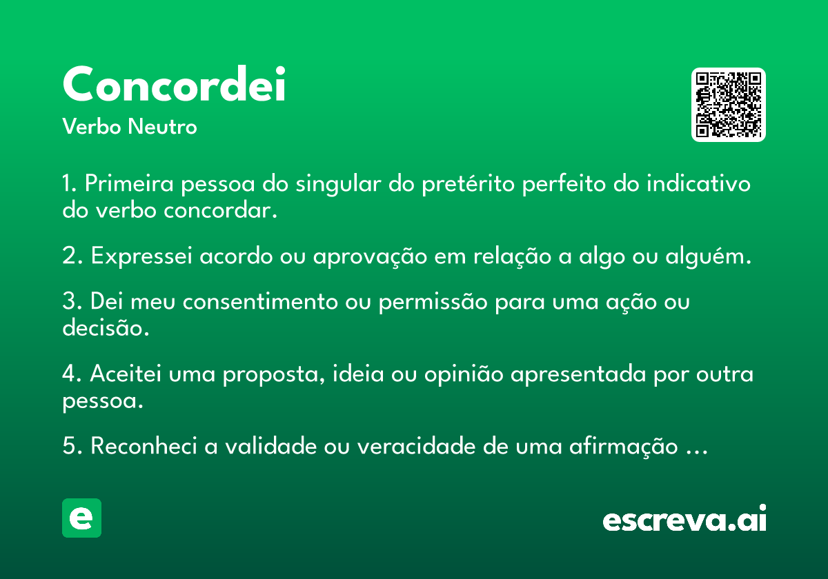 concordei