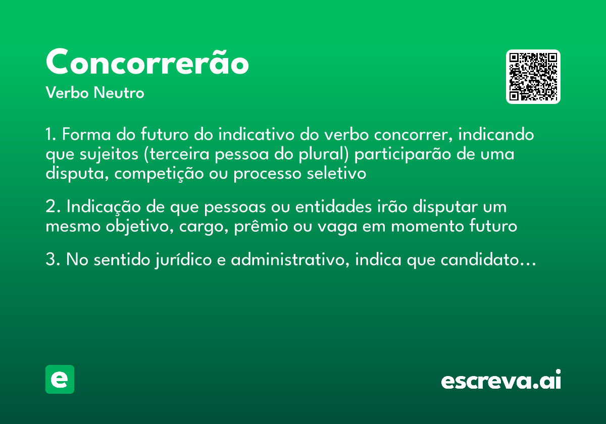 concorrerão