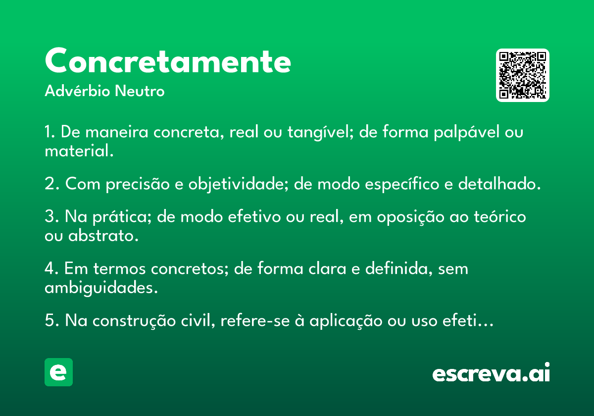 concretamente