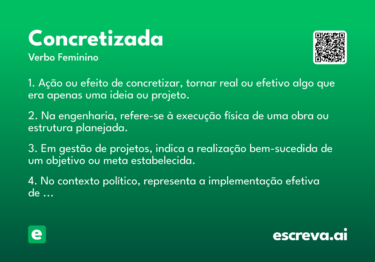 concretizada
