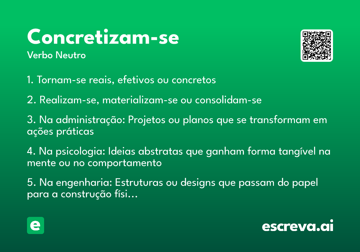concretizam-se