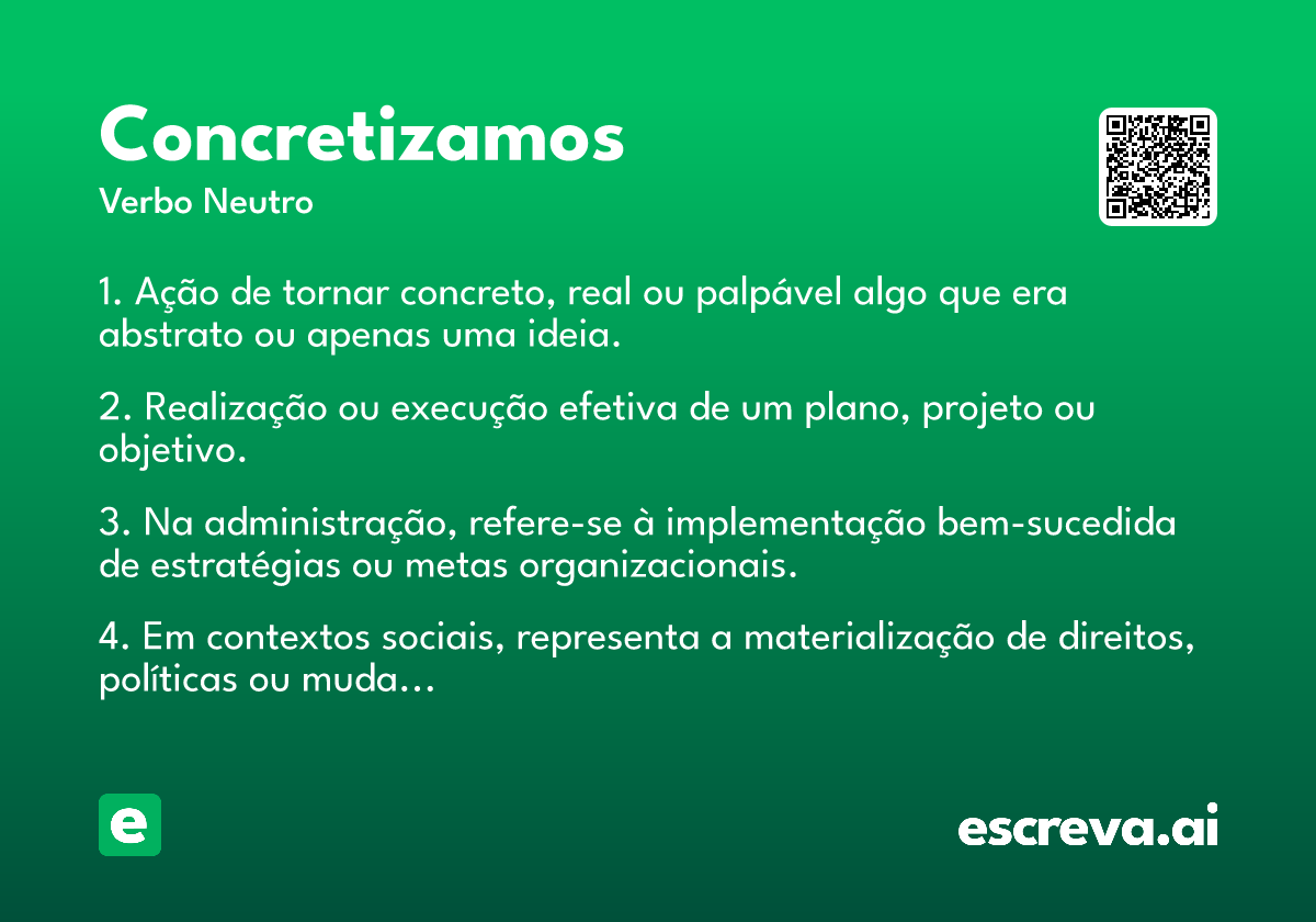 concretizamos