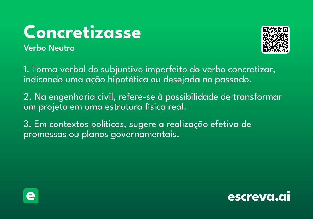concretizasse