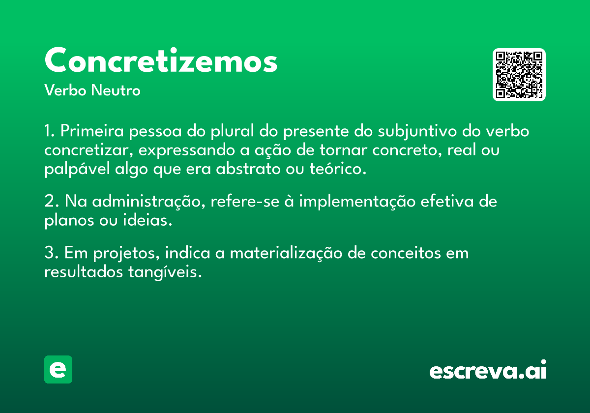 concretizemos