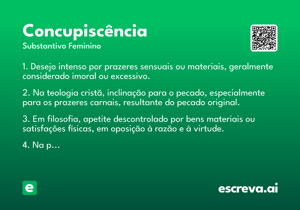 concupiscência
