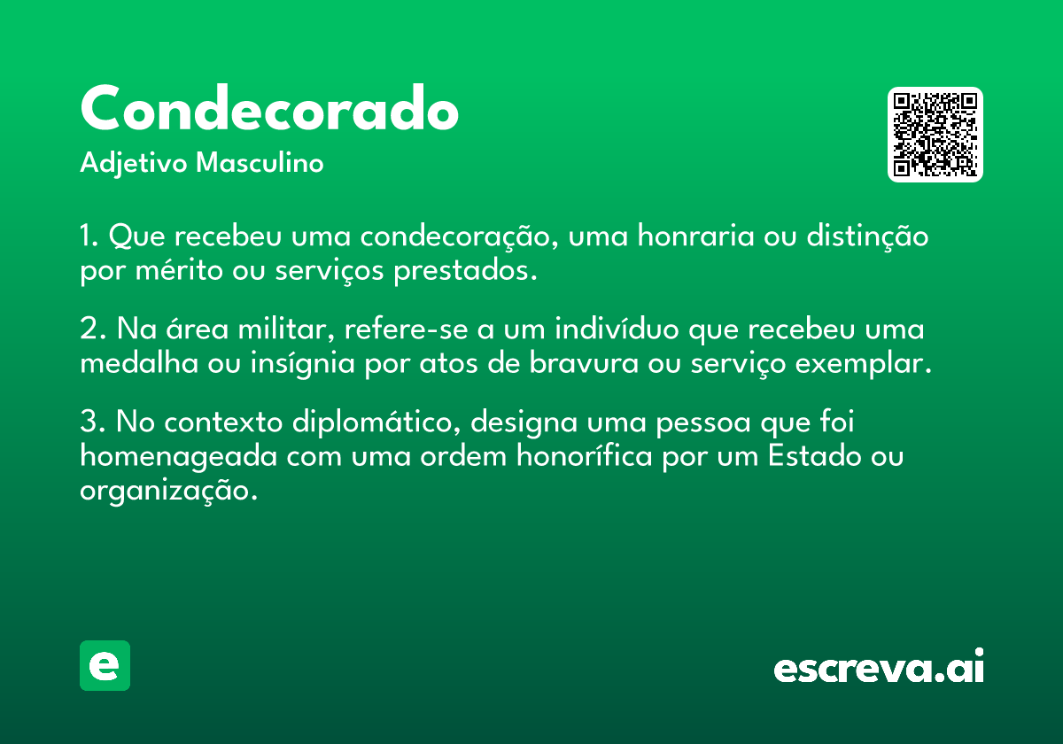 condecorado