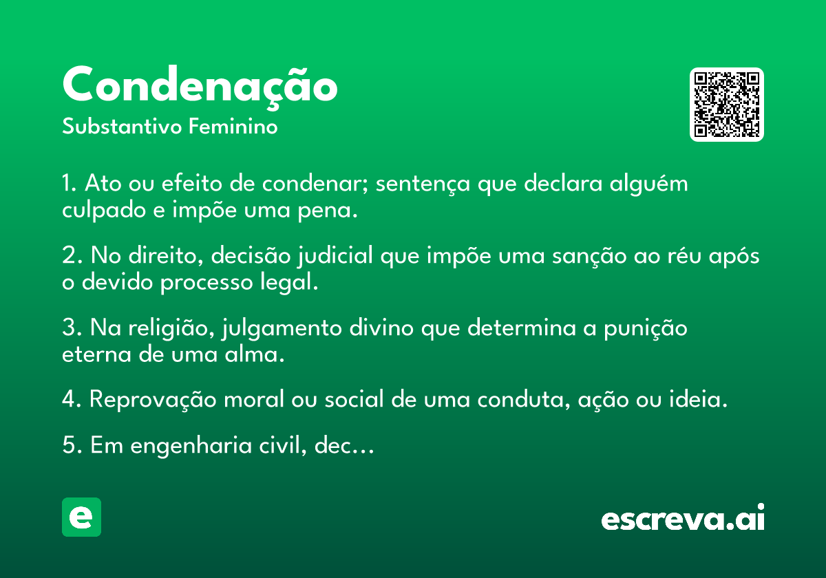 condenação