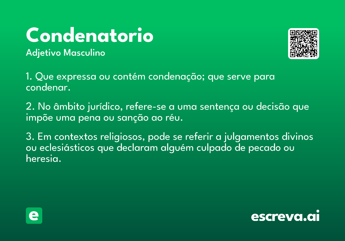 condenatorio