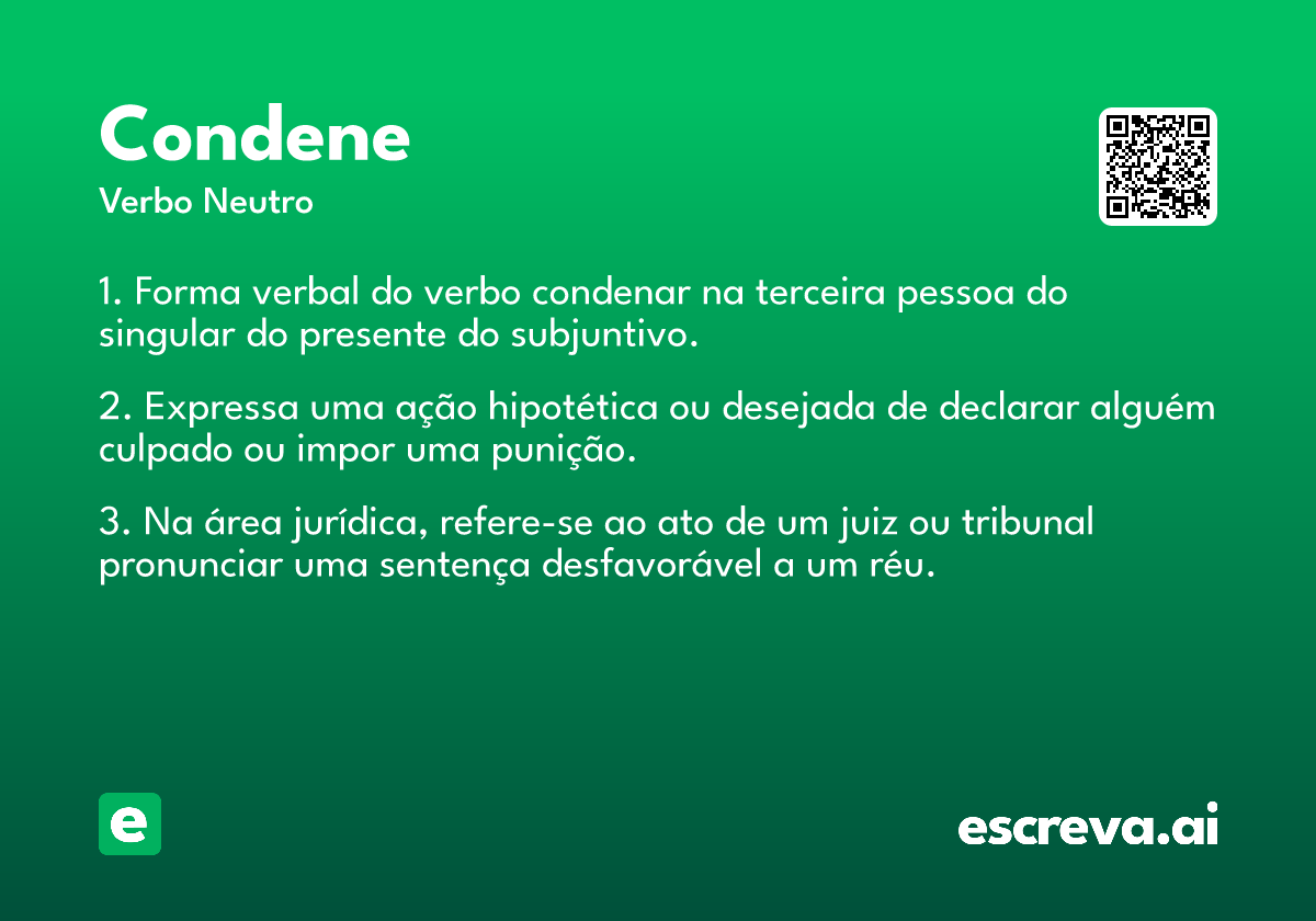 condene