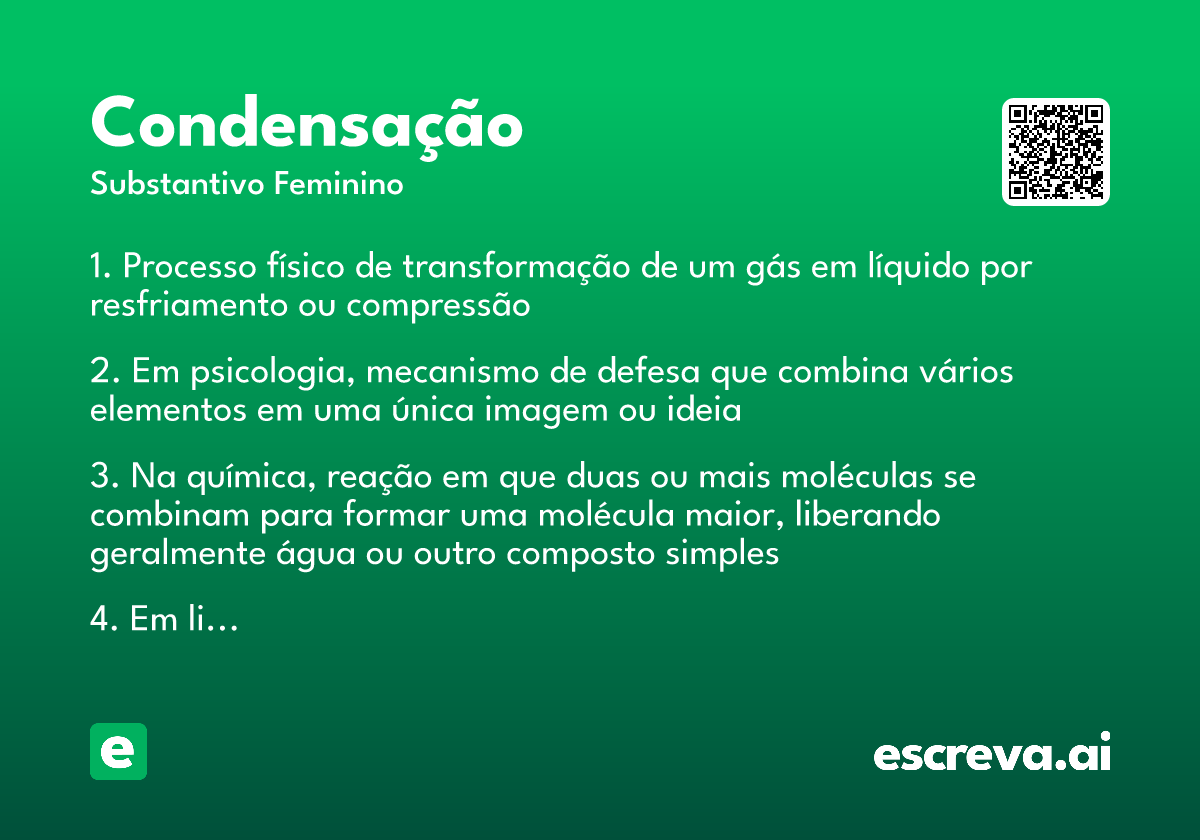 condensação