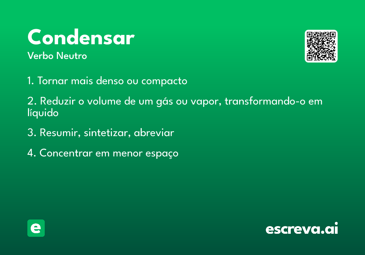 condensar