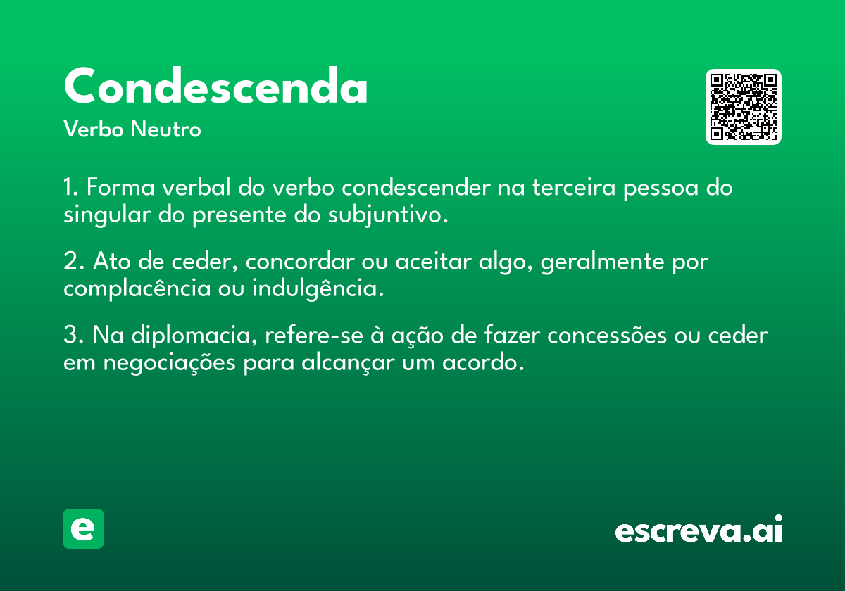condescenda