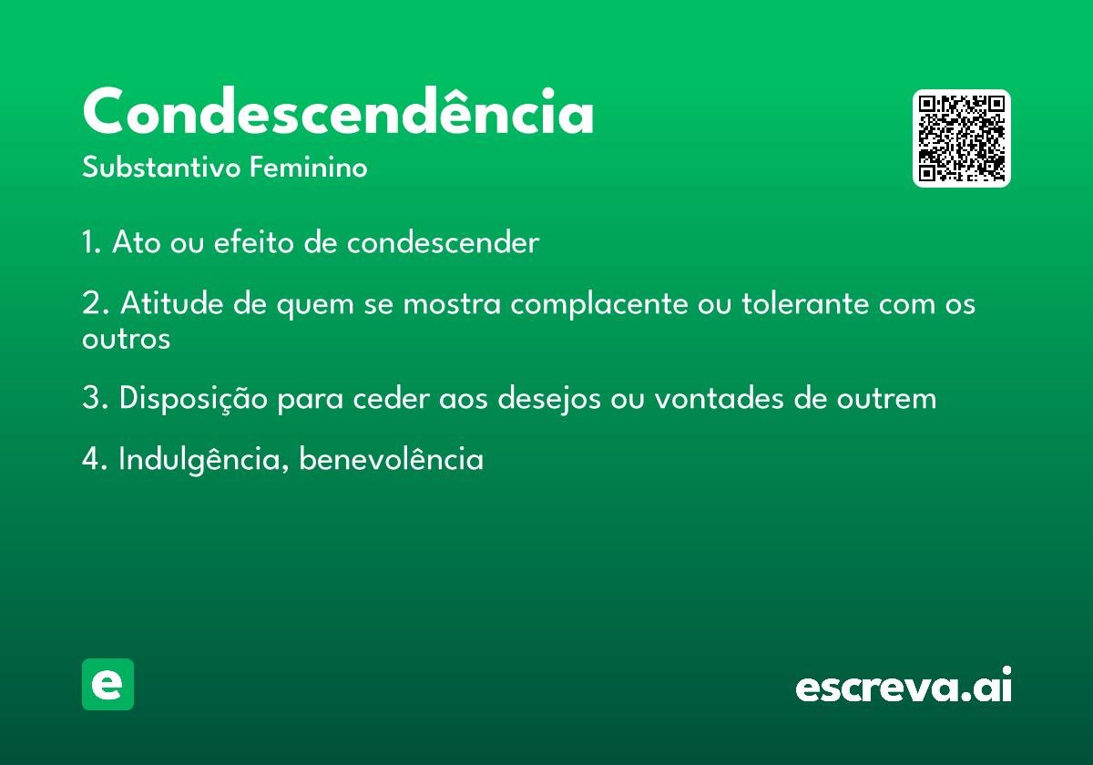 condescendência