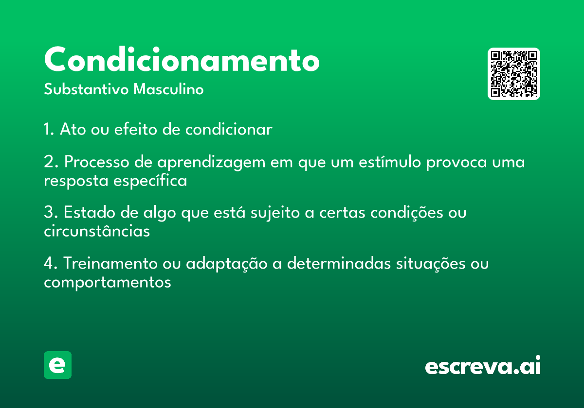 condicionamento