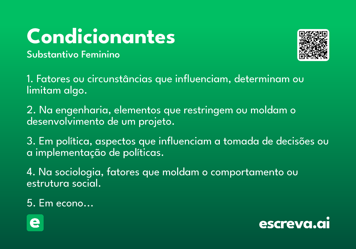 condicionantes