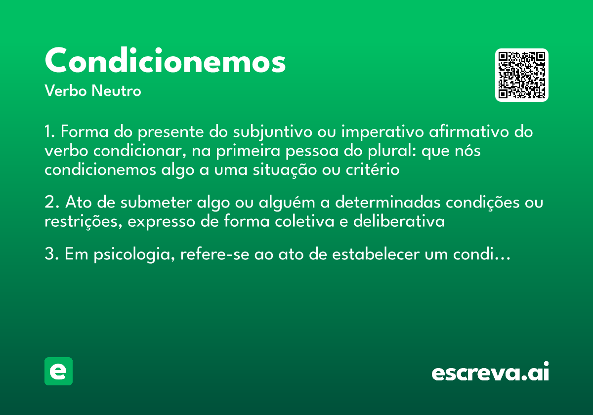 condicionemos