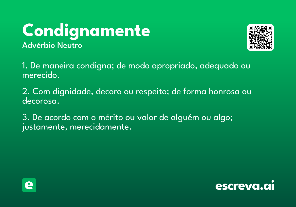 condignamente