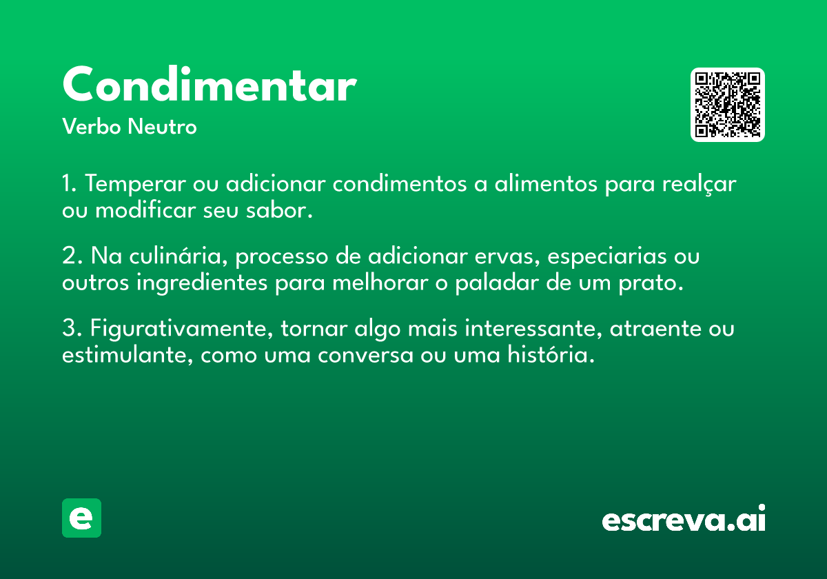 condimentar
