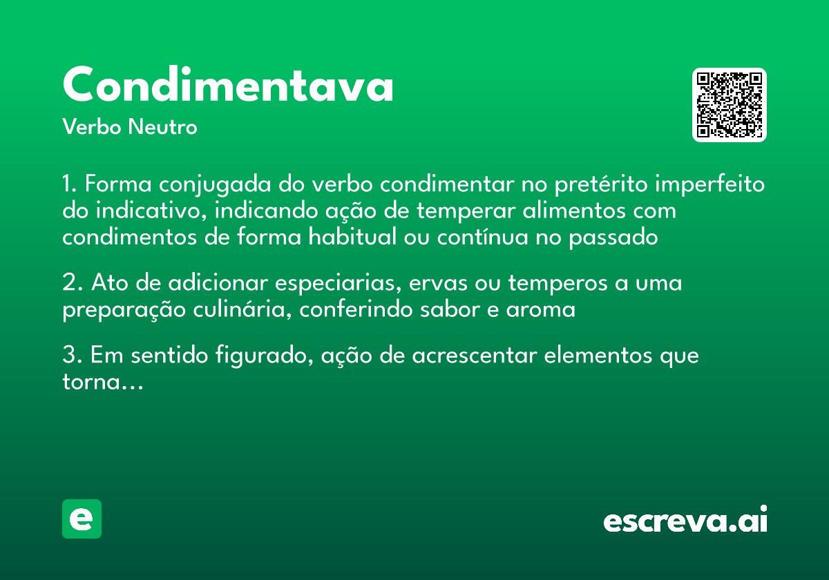 condimentava