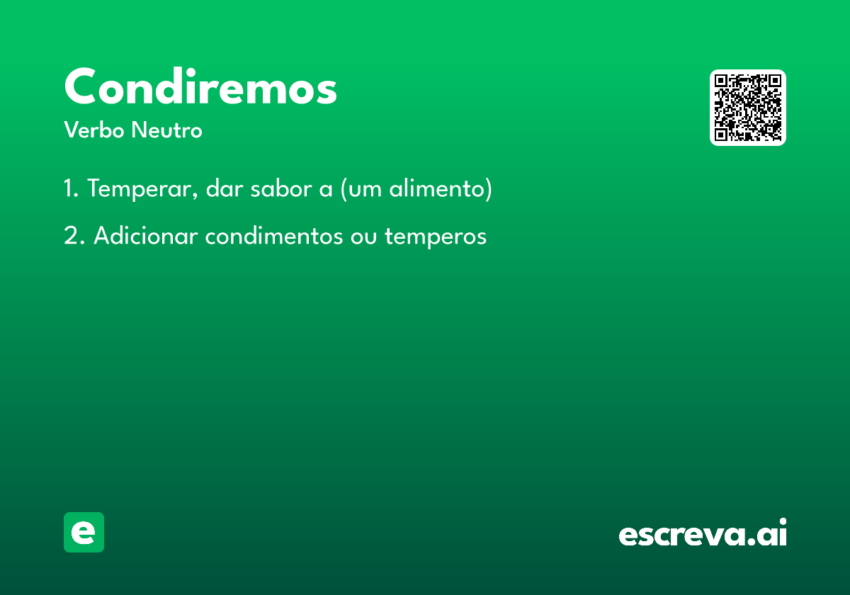 condiremos