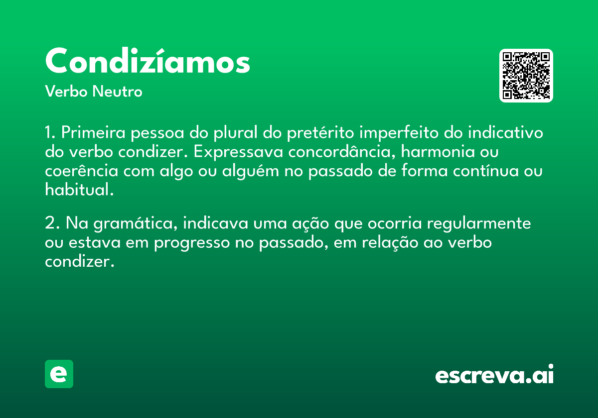 condizíamos