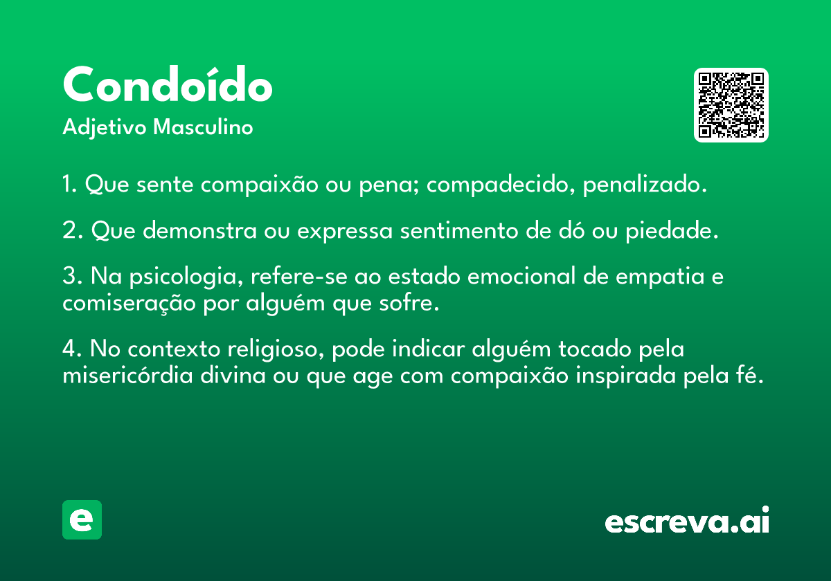 condoído