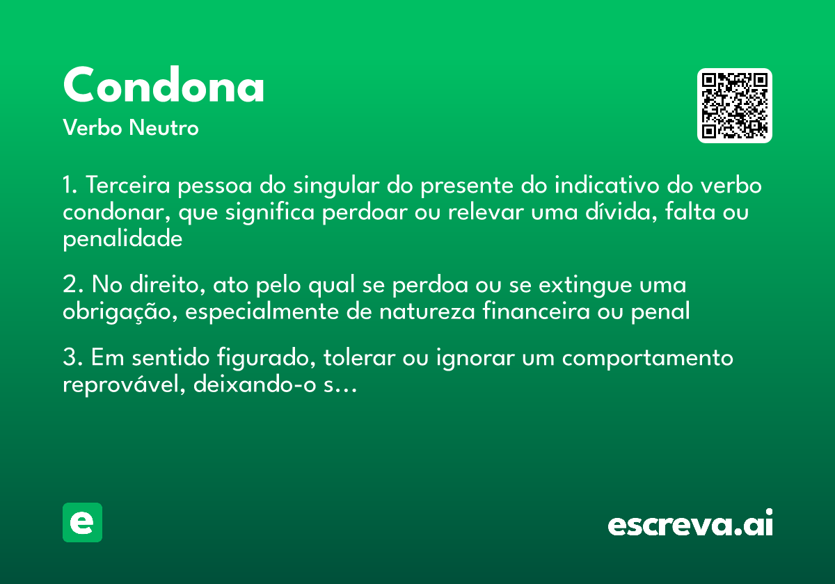condona