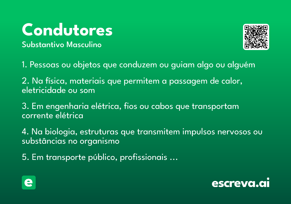 condutores