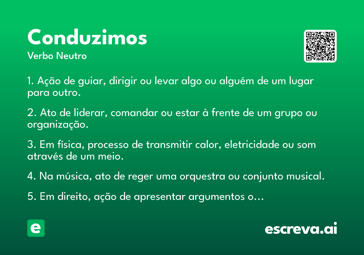 conduzimos